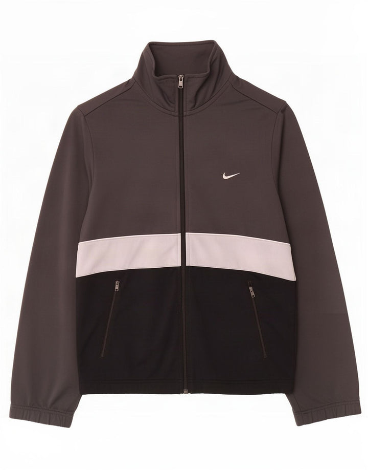 Jachetă de trening pentru bărbați Nike, gri mic, poliester color bloc