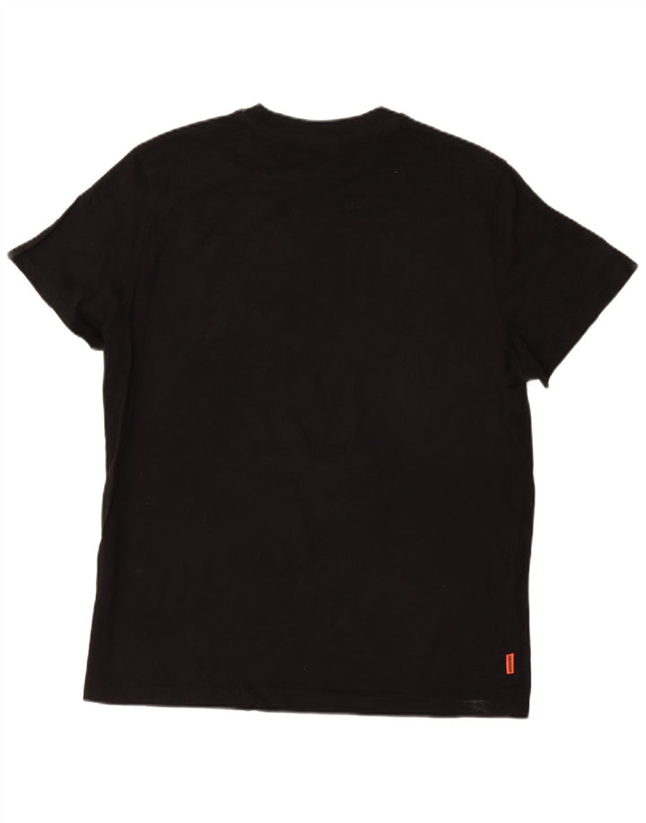 SUPERDRY Tricou Bărbați Top 3XL Bumbac Negru