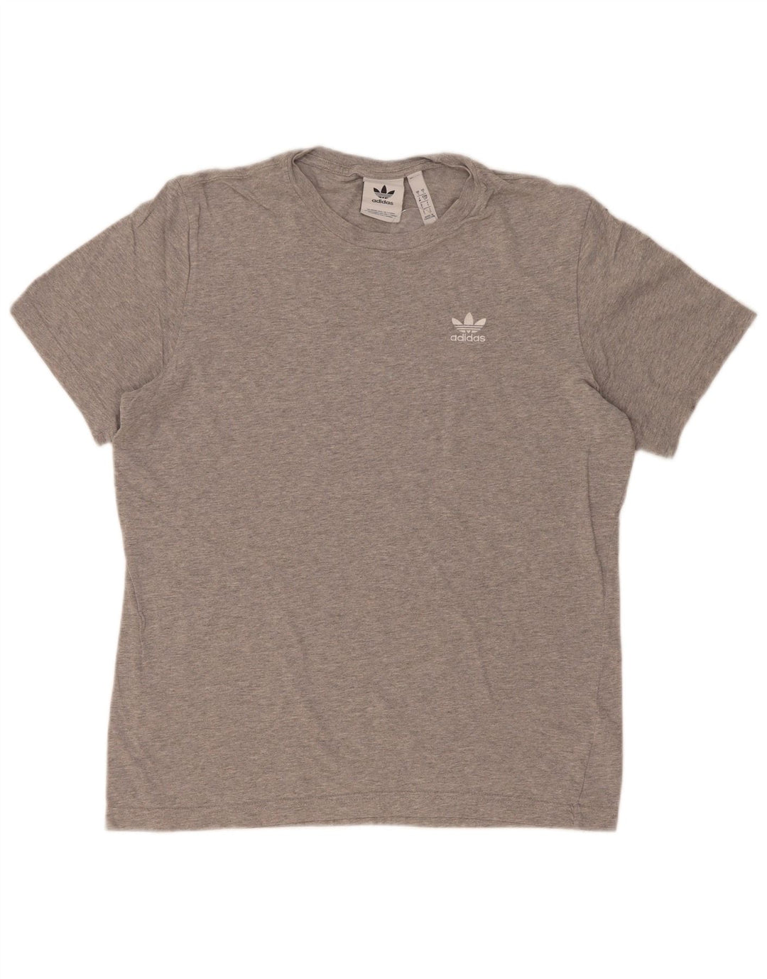 Tricou pentru bărbați Adidas Top mic, gri bumbac