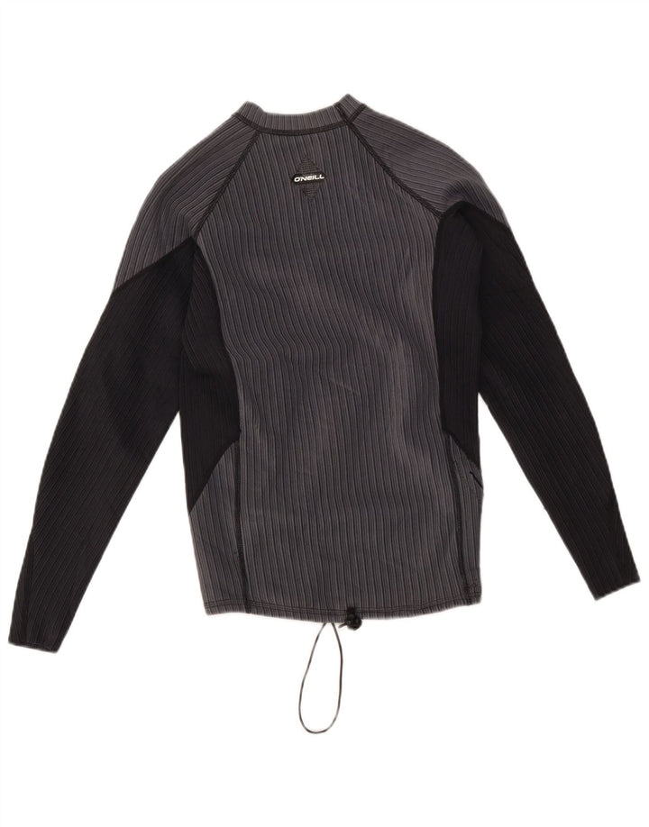 Top pentru femei O'Neill cu mânecă lungă UK 14 mare, gri, nailon color bloc