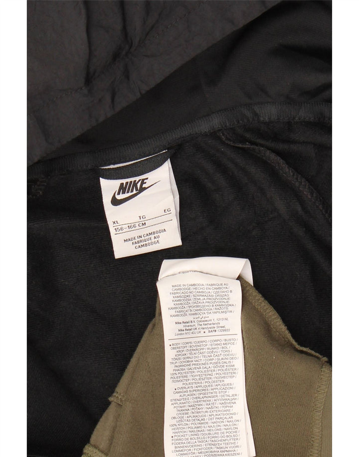 Jachetă de trening pentru băieți Nike 13-14 ani XL Poliester color bloc verde
