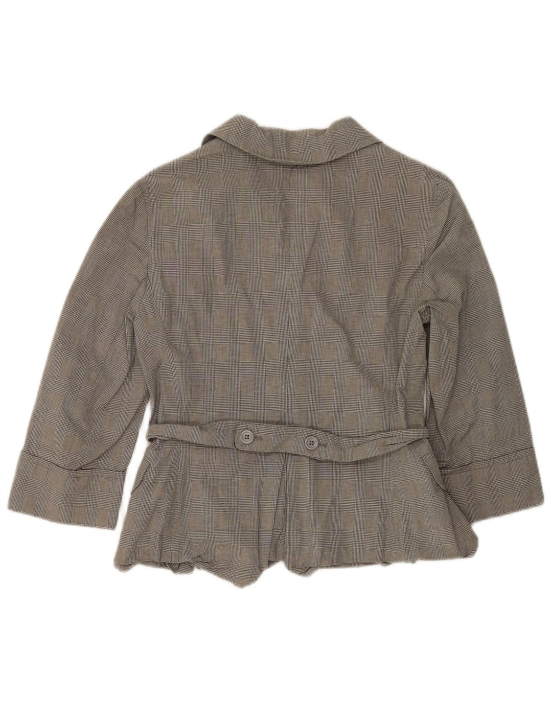 Max & Co. Costum 2 piese pentru femei cu mâneci 3/4 UK 12 Medium W30 L31 Gri Check