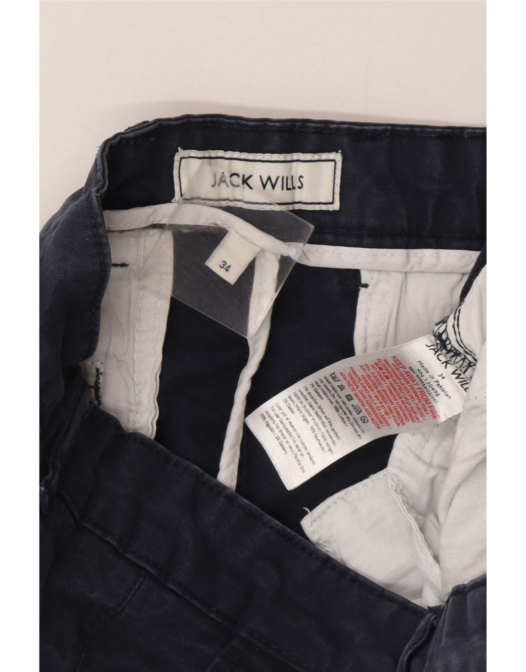 Pantaloni scurți chino Jack Wills pentru bărbați W34, mari, albastru, bumbac