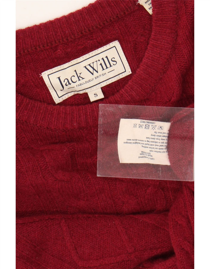 JACK WILLS Pulover pentru bărbați cu gât roșu mic