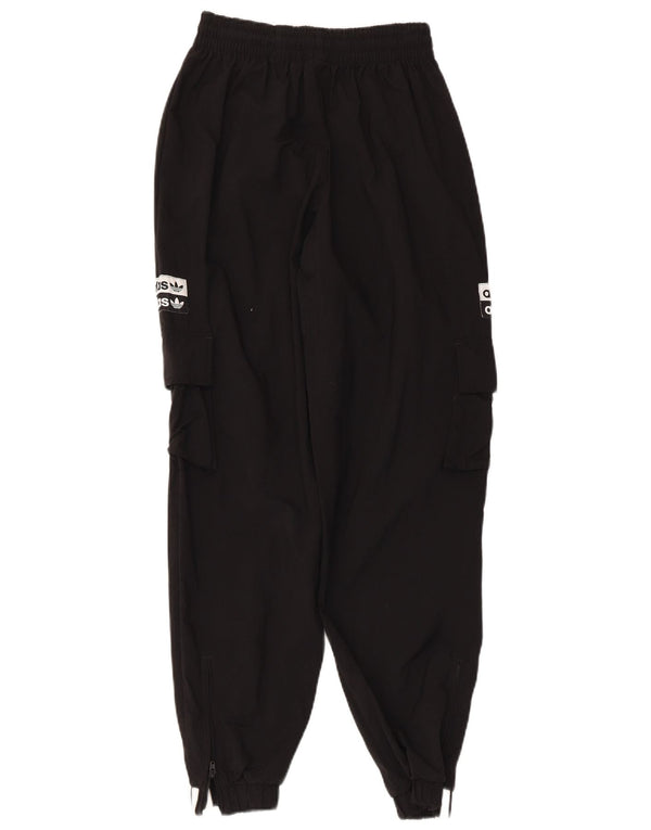 Pantaloni de trening cu grafic pentru femei Adidas Pantaloni de jogging UK 8 Small Black