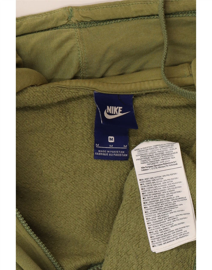 Pulover Nike pentru bărbați, cu fermoar, bumbac kaki mediu
