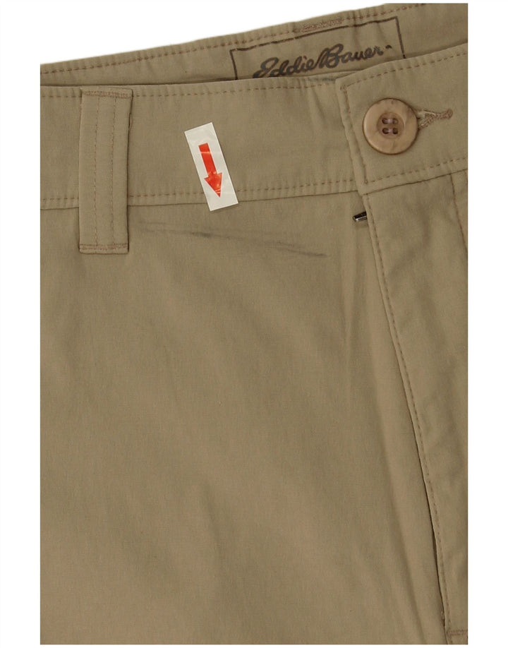 Pantaloni scurți chino pentru bărbați EDDIE BAUER W35 nailon mare, bej