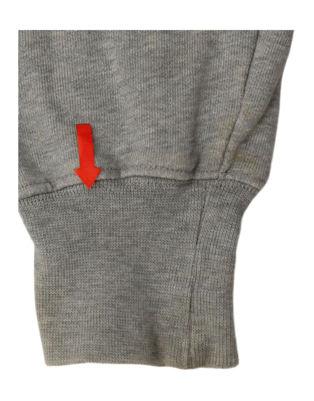 CHAMPION Womens Oversized Cardigan Sweater UK 10 Small Grey Cotton Vintage Champion and Second-Hand Champion from Messina Hembry 