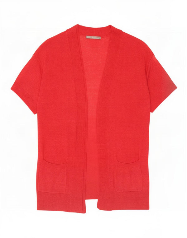 Marks & Spencer Pulover cardigan deschis cu mânecă scurtă pentru femei UK 10 Small Pink