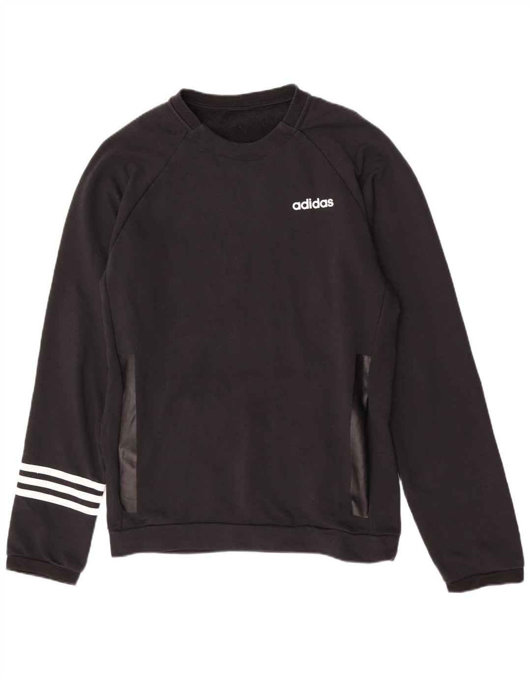 Hanorac pentru bărbați Adidas Regular Fit Pulover Medium Negru Bumbac