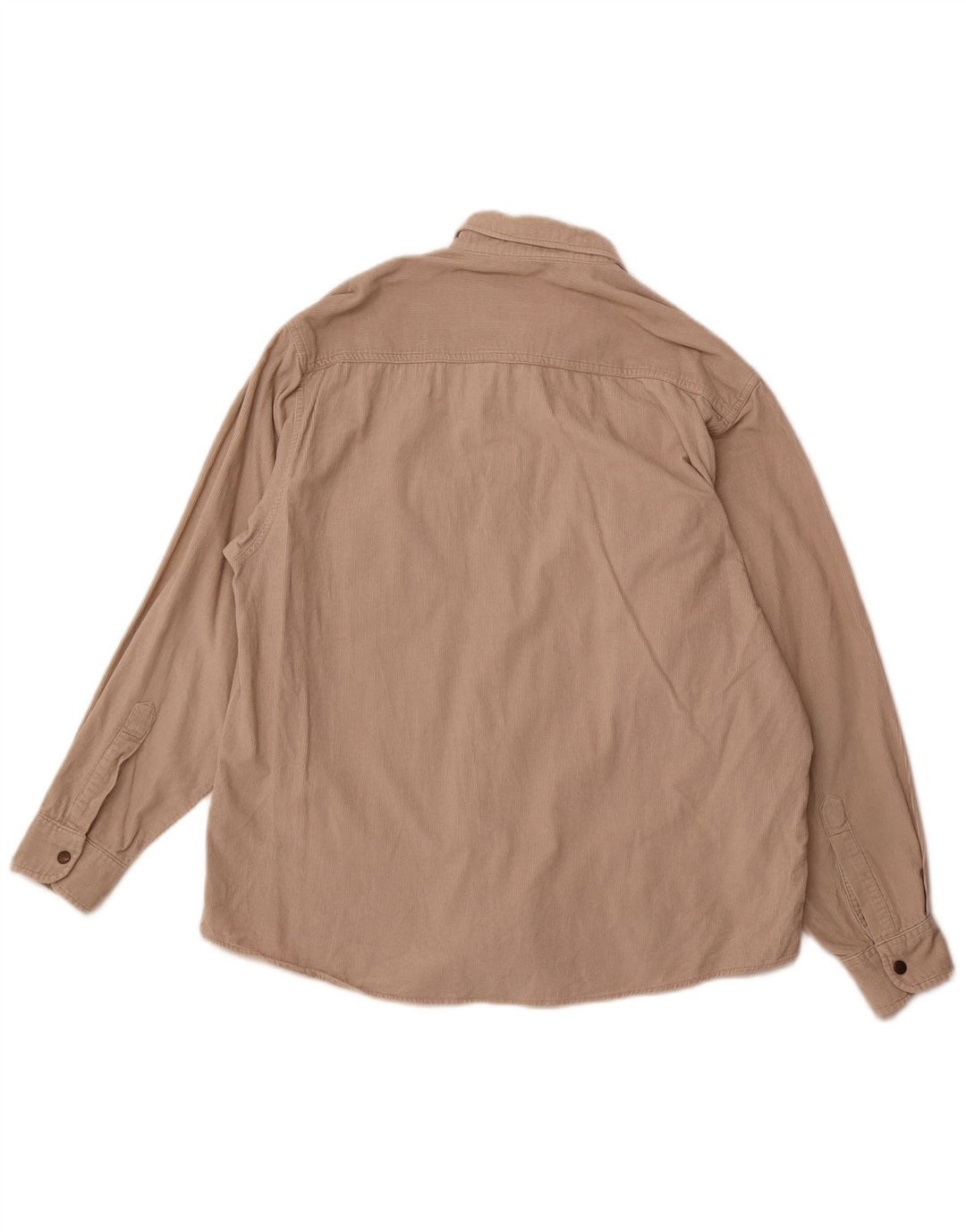 COTTON CLUB Cămașă pentru bărbați din velur din bumbac mare, bej