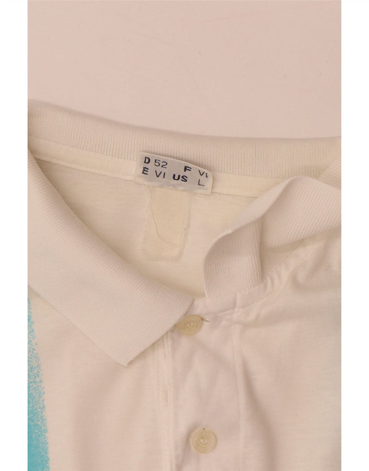 SERGIO TACCHINI Tricou Polo Bărbați EU 52 Mare Cu dungi Albe