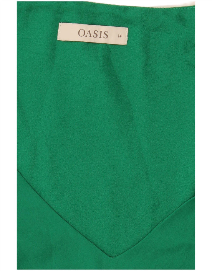 Bluză fără mâneci pentru femei Oasis UK 14 verde mediu