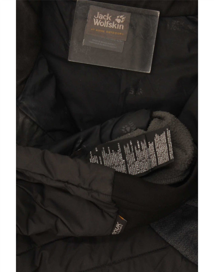 Jack Wolfskin Jachetă căptușită pentru femei UK 16, mare, negru, poliester
