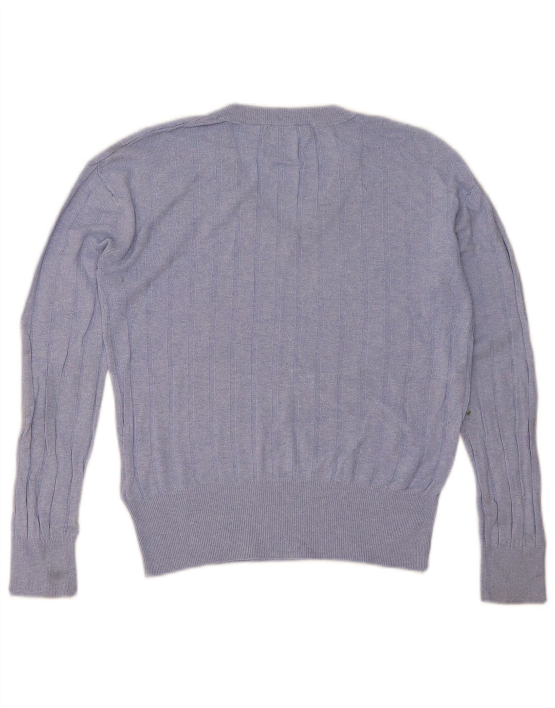 Pulover cu decolteu în V pentru femei Marks & Spencer UK 10 Small Blue