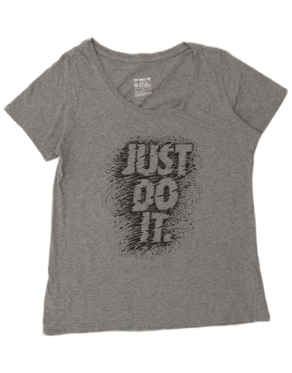 Tricou grafic Nike pentru femei Top UK 18 XL bumbac gri