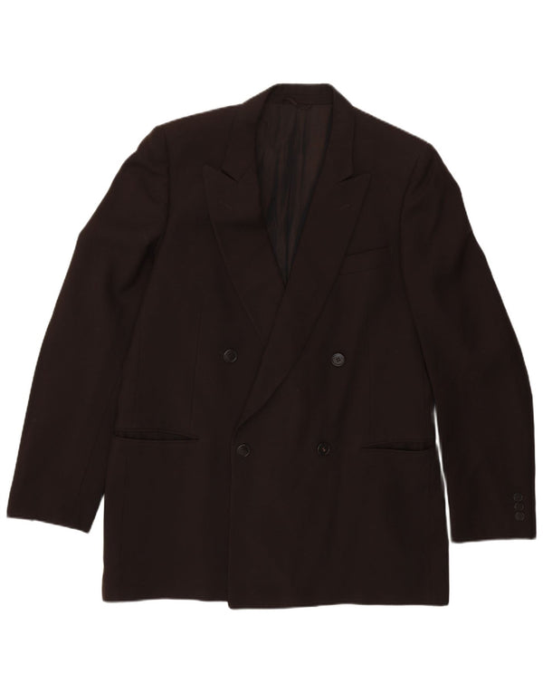 Jachetă pentru bărbați Cerruti 1881 cu două piepturi IT 52 XL maro lână clasică