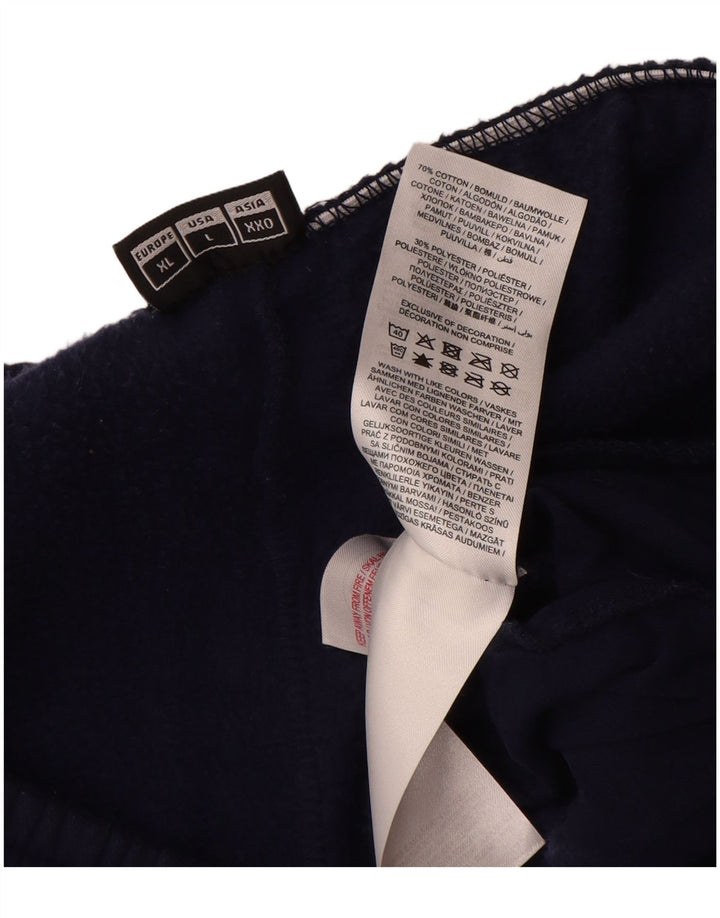 Pantaloni de trening pentru bărbați HUMMEL, mari, albastru, bumbac