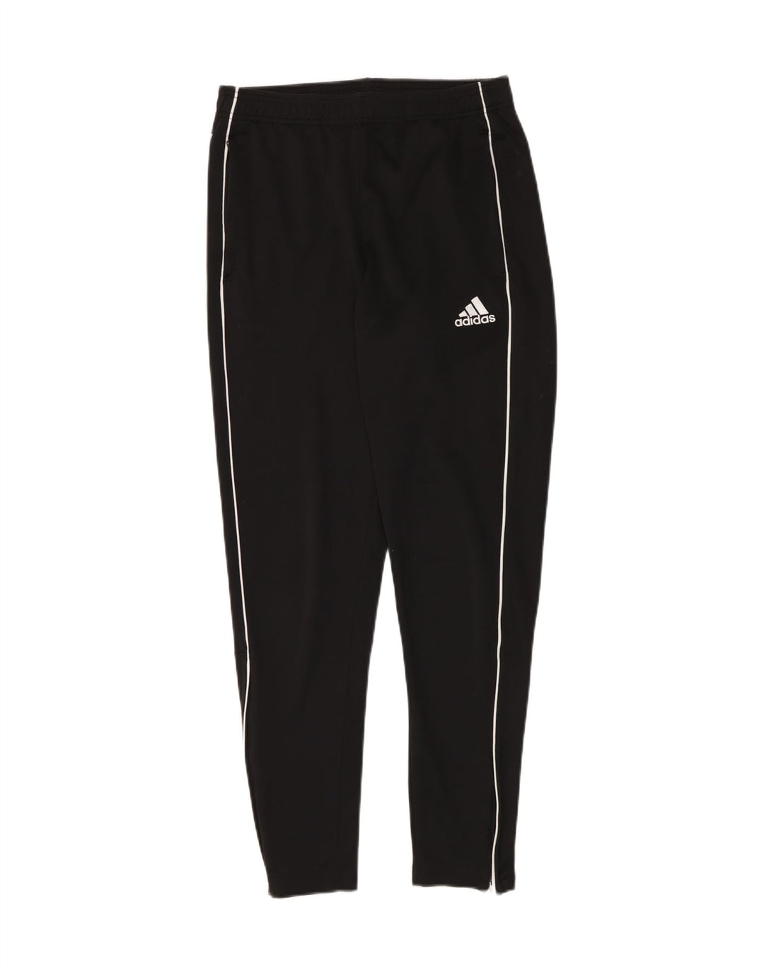 Pantaloni de trening Adidas pentru bărbați, poliester mediu negru