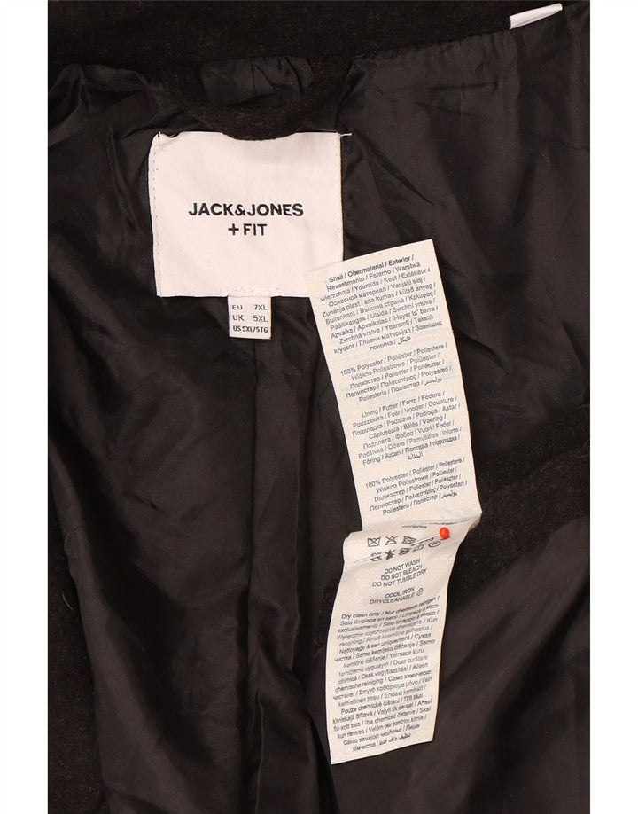 Jack & Jones pardesiu bărbătesc UK 50 5XL poliester negru