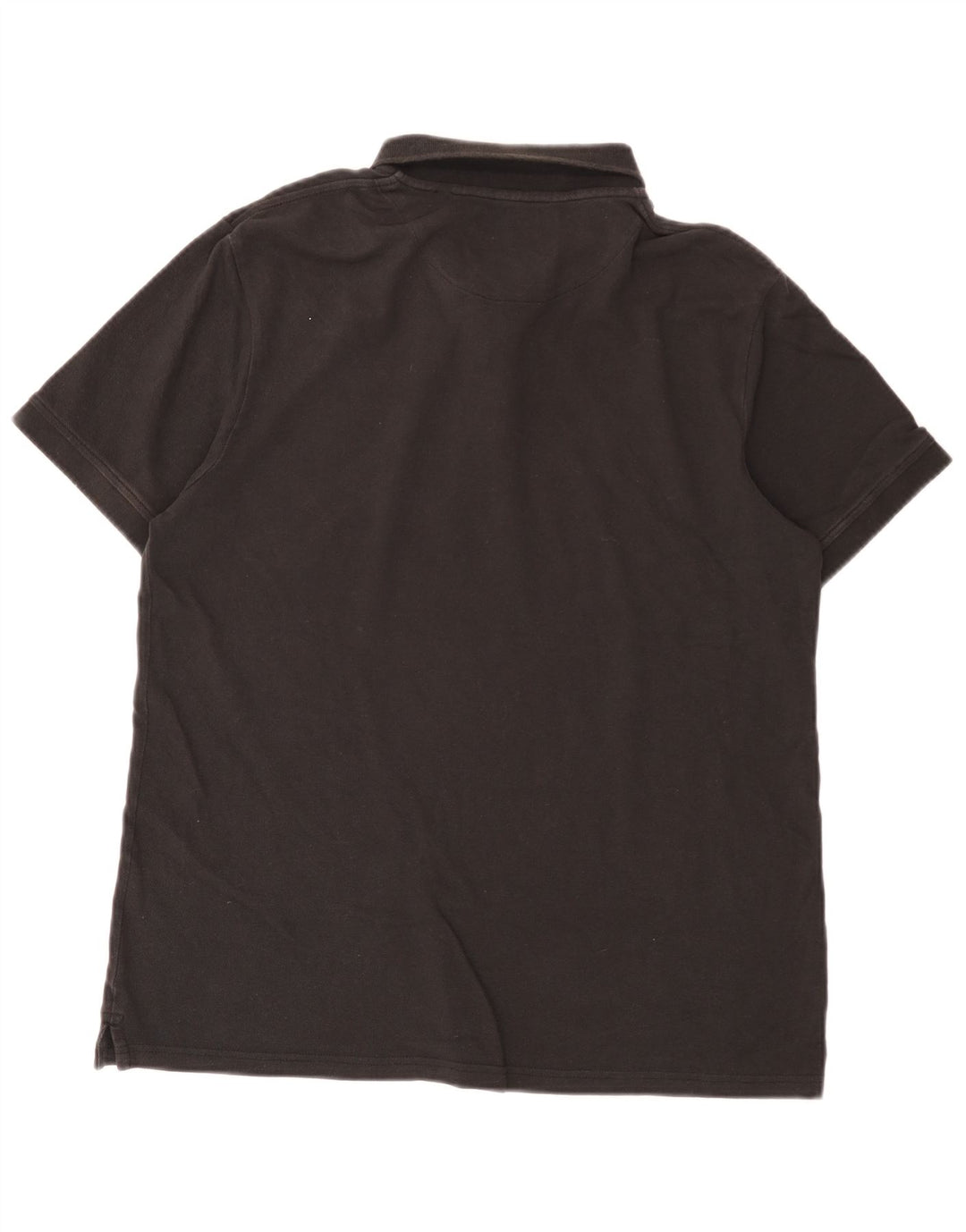 Tricou polo pentru bărbați Lyle & Scott, bumbac negru mare