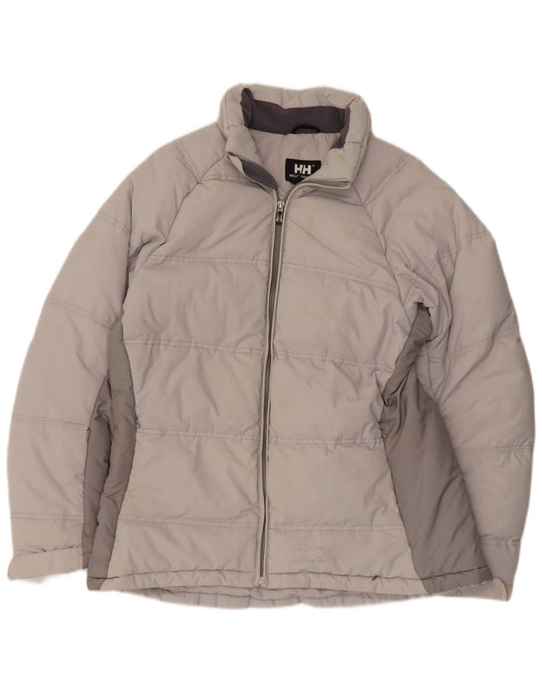 Jachetă căptușită pentru femei Helly Hansen UK 16 mare, gri, nailon color bloc