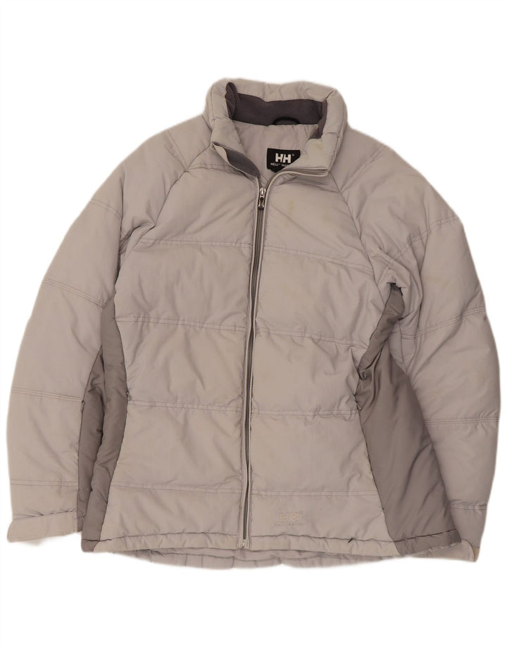 Jachetă căptușită pentru femei Helly Hansen UK 16 mare, gri, nailon color bloc
