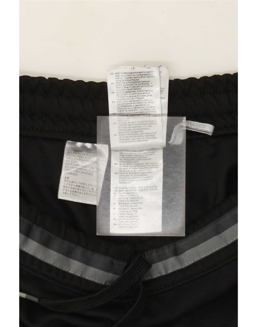 Pantaloni de trening Adidas Climacool Graphic pentru bărbați, poliester negru mic