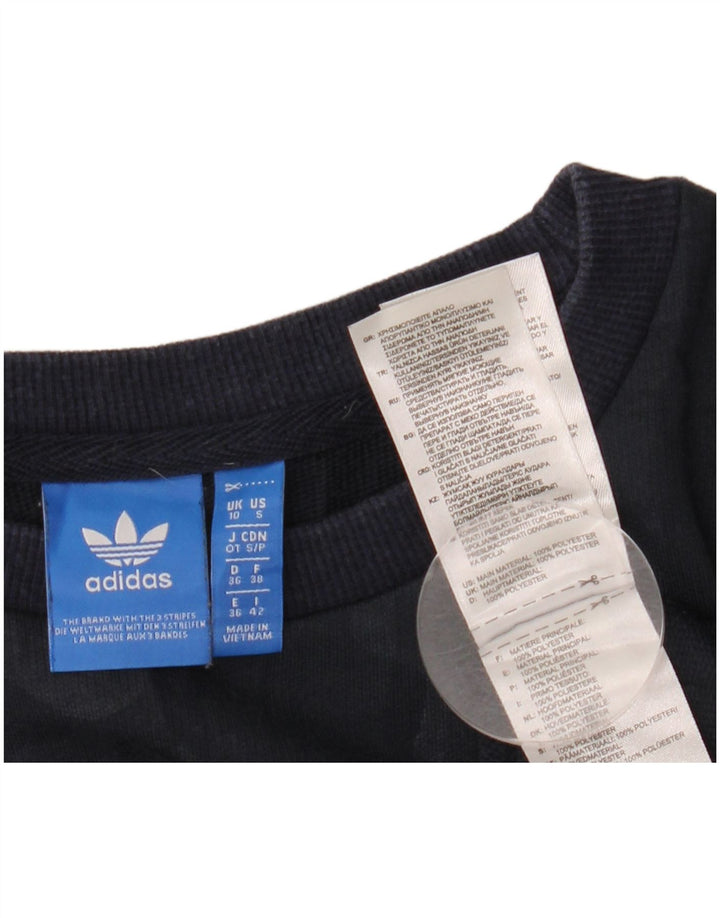 Pulover supradimensionat pentru femei ADIDAS UK 10 Mic bleumarin