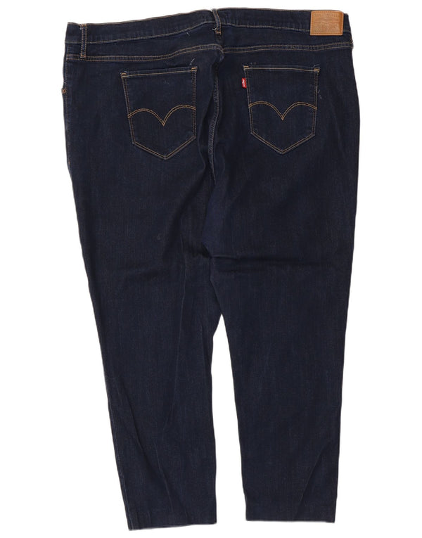 Blugi skinny cu talie mare 721 Levi's pentru femei US 24 4XL W42 L24 bleumarin