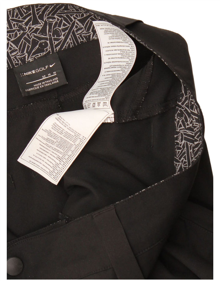 Pantaloni scurți cargo Nike pentru bărbați W32 Poliester mediu negru