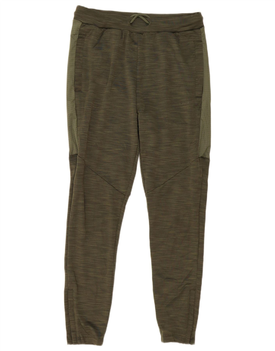 Pantaloni de trening Superdry pentru bărbați, poliester cu pături kaki mici