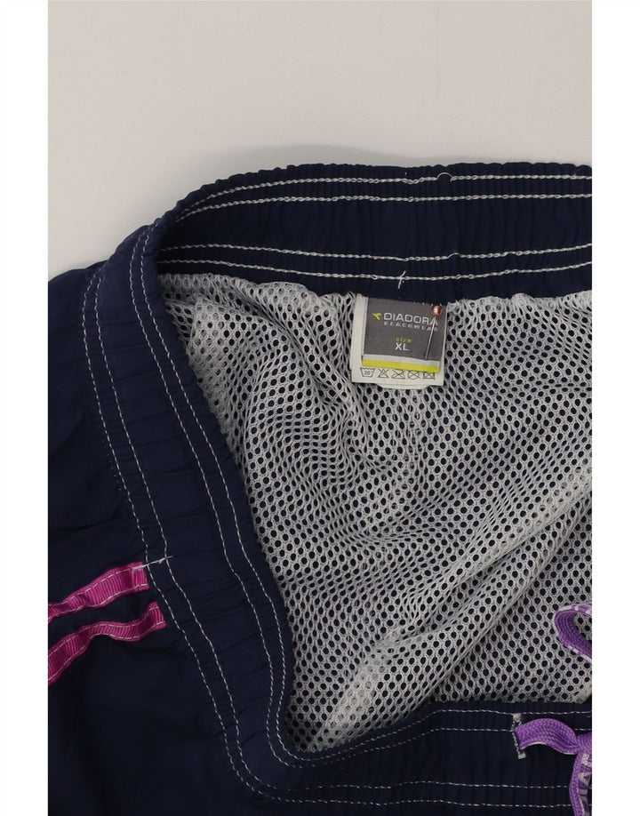Pantaloni scurți de înot pentru femei DIADORA UK 18 XL bleumarin poliester