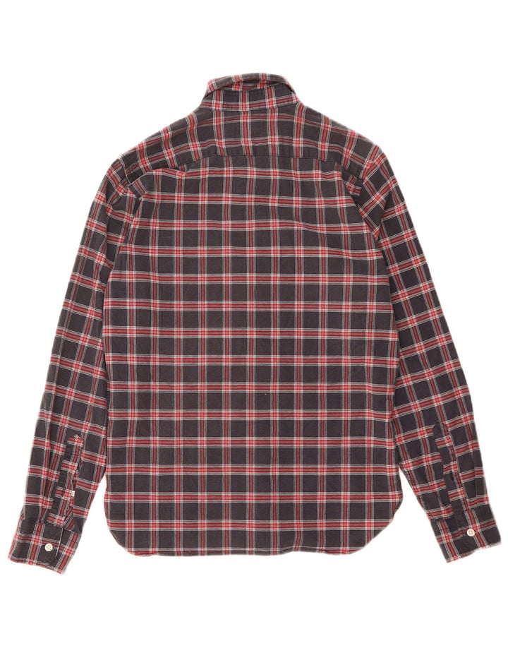 Cămașă pentru bărbați Levi's, mică, din bumbac cu carouri bleumarin