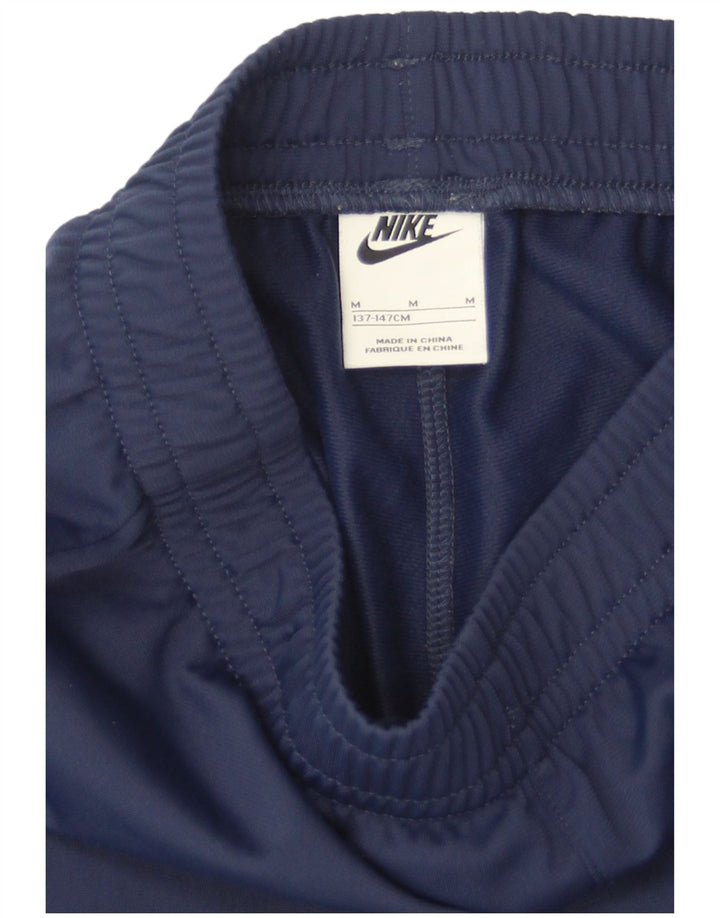 Pantaloni de trening Nike pentru băieți 10-11 ani Poliester mediu albastru bleumarin