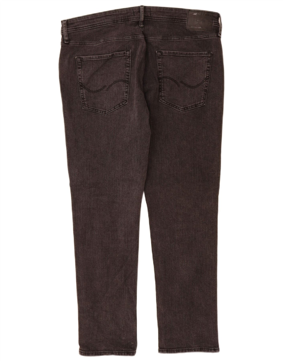 Blugi slim pentru bărbați Jack & Jones W38 L32 bumbac gri