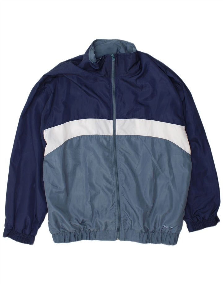 Trening pentru bărbați Active Jachetă de top XL Bleumarin Poliester color bloc
