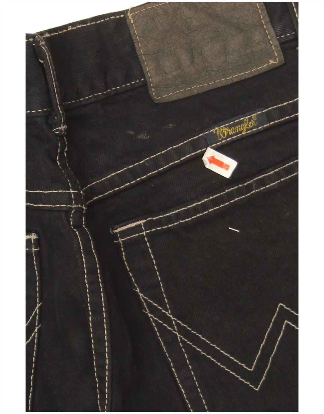 Blugi drepti pentru bărbați Wrangler W34 L34 bumbac negru