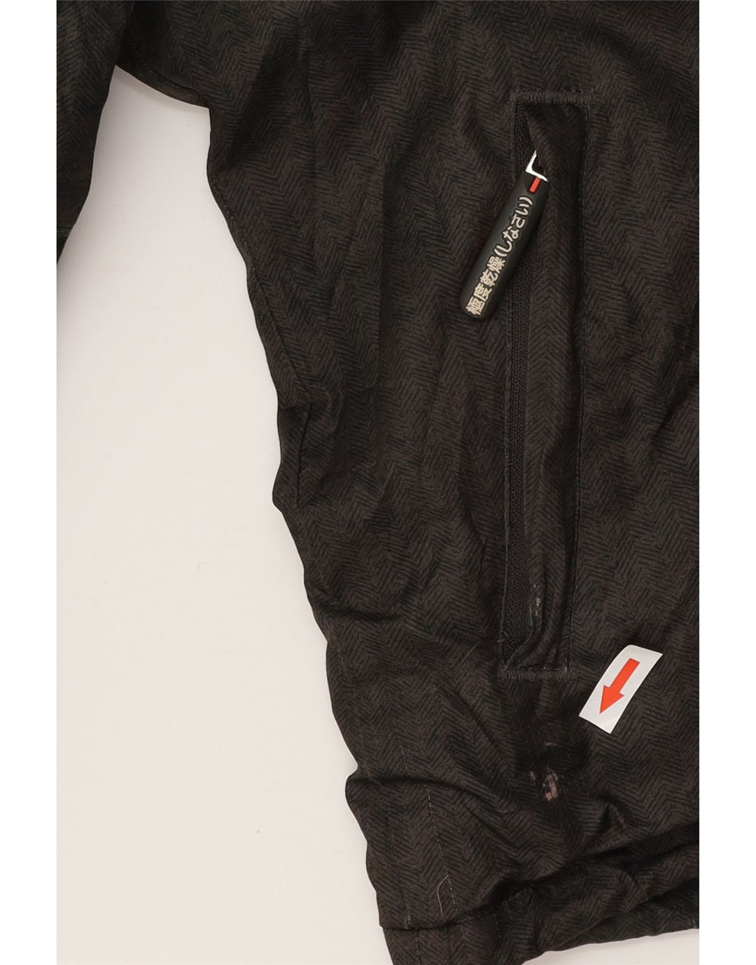 Jachetă de vânt cu glugă pentru bărbați SUPERDRY UK 36, gri mic, oase