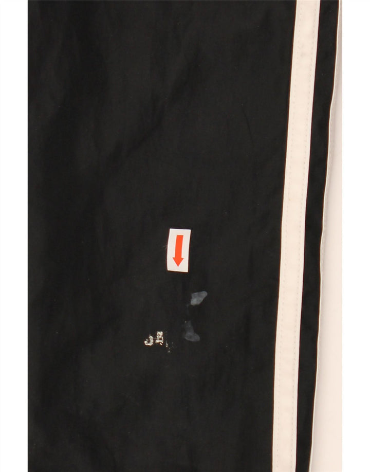 Jachetă de trening cu glugă Adidas pentru femei UK 14 Poliester negru mare