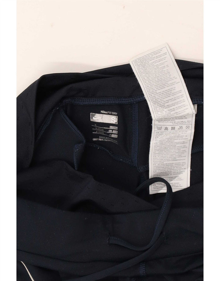 Pantaloni de trening Nike Flare pentru femei Marea Britanie 8/10 Poliester bleumarin mic