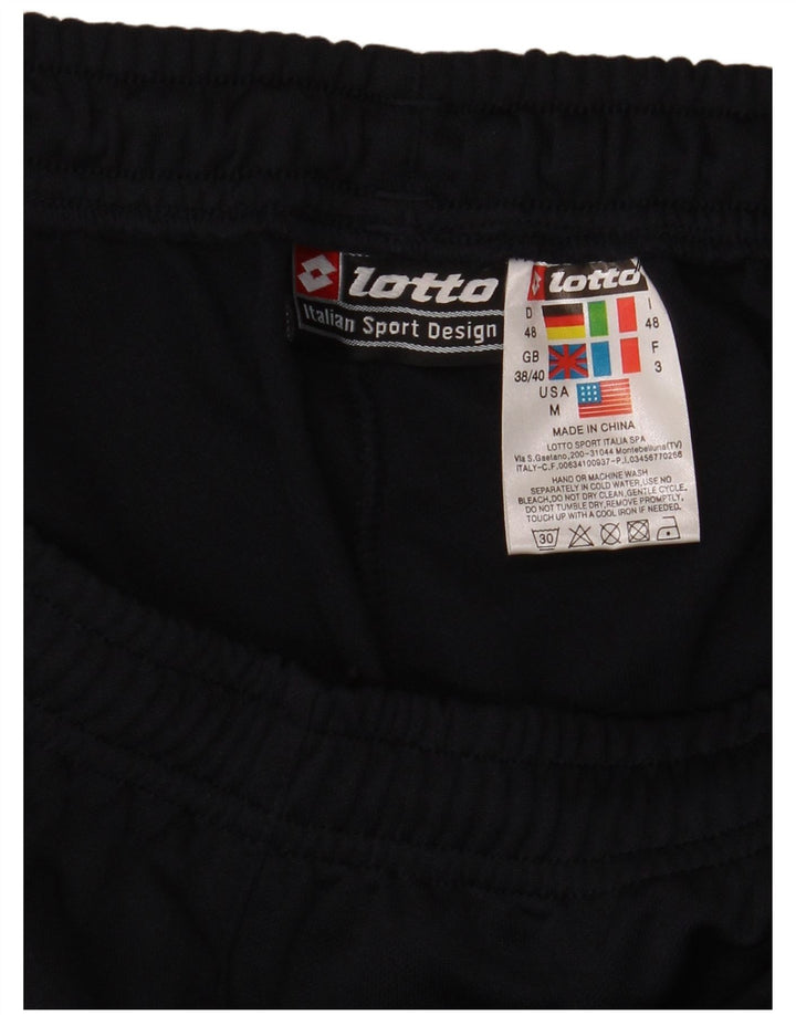 Pantaloni de trening pentru bărbați Lotto UK 38/40 Poliester mediu albastru bleumarin