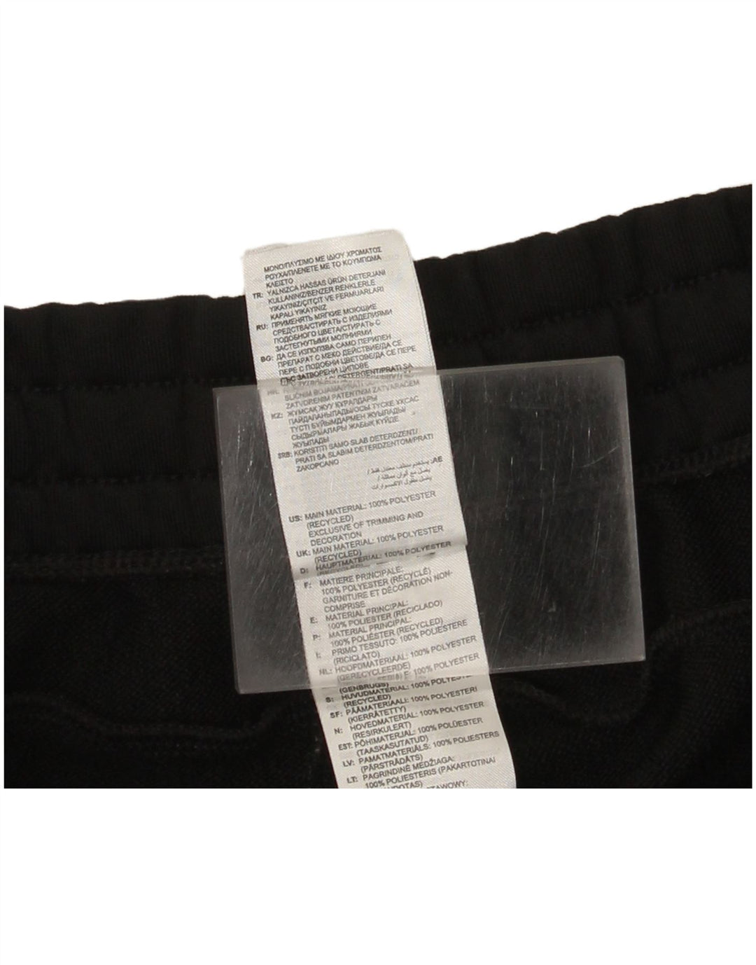 Pantaloni de trening Adidas pentru femei Joggeri UK 12/14 Poliester mediu negru
