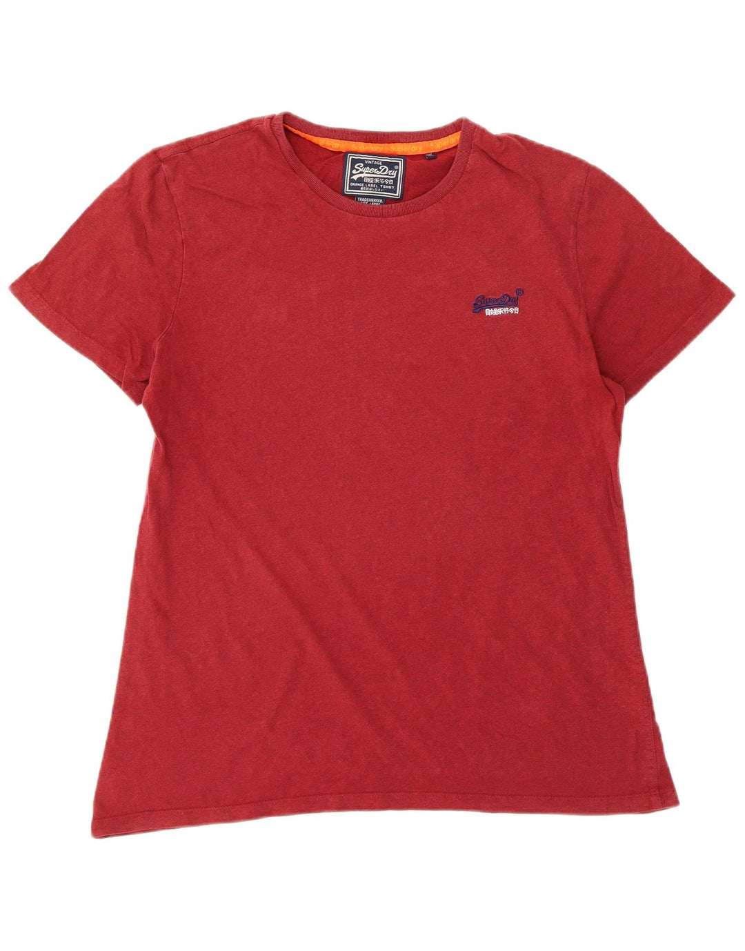Tricou Superdry pentru bărbați Top mare bumbac roșu