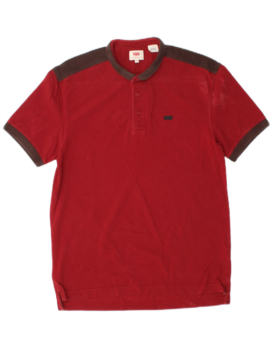 Tricou polo Levi's pentru bărbați, bumbac color bloc, roșu mediu
