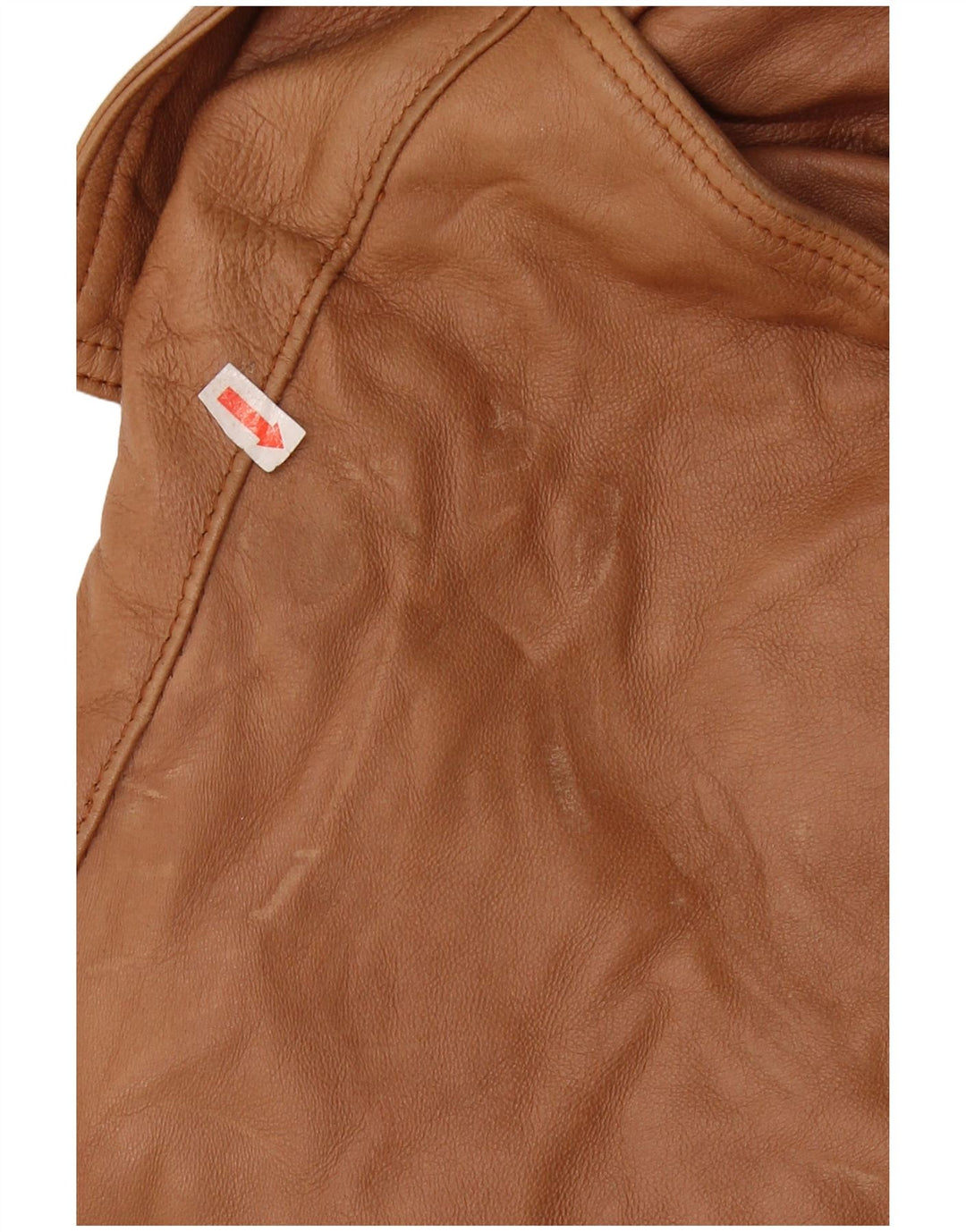 Jachetă militară din piele pentru bărbați VINTAGE UK 44 2XL piele maro