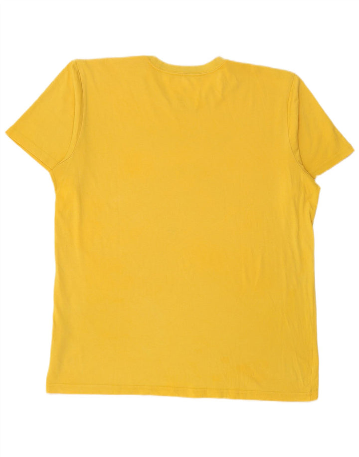 Tricou grafic ADIDAS Golden State Warriors pentru bărbați Top mare din bumbac galben