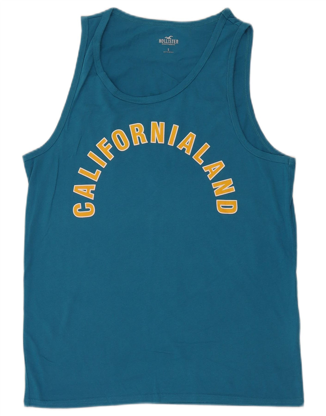 Top cu vestă grafică HOLLISTER pentru bărbați, bumbac, albastru