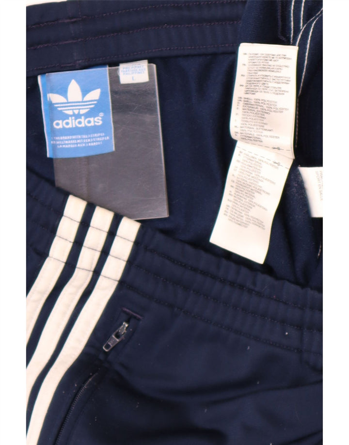 Pantaloni de trening Adidas pentru bărbați, mari, albastru, poliester