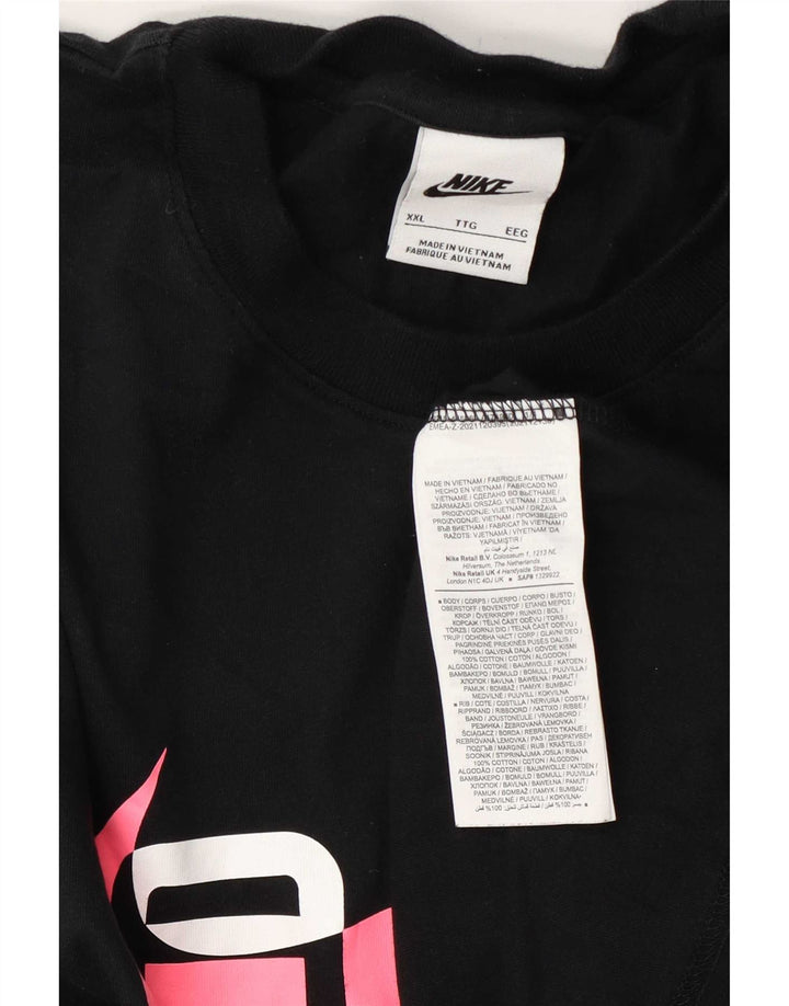 Tricou grafic pentru bărbați Nike Top 2XL bumbac negru